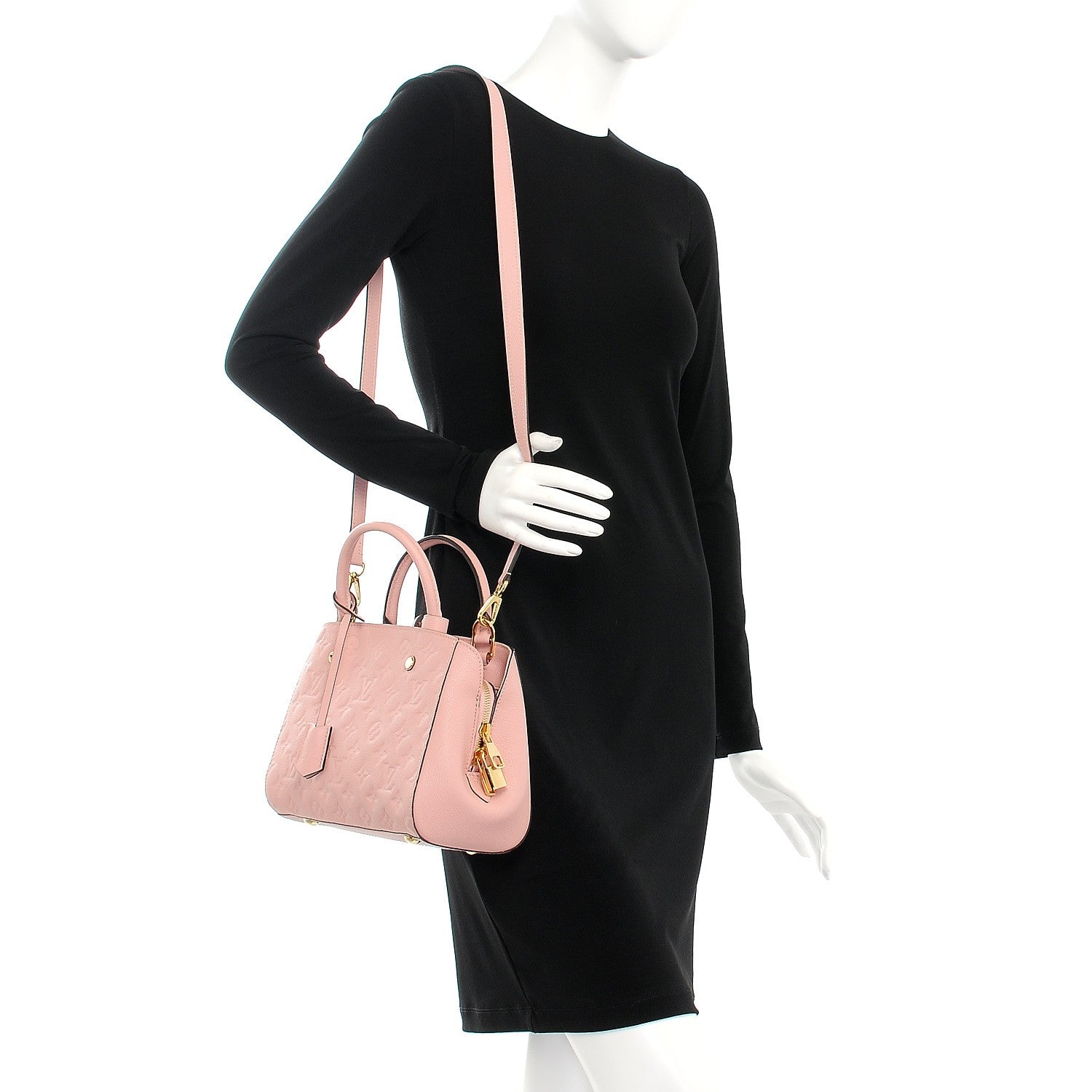 Louis Vuitton Empreinte Montaigne BB Rose Poudre 2 of 9