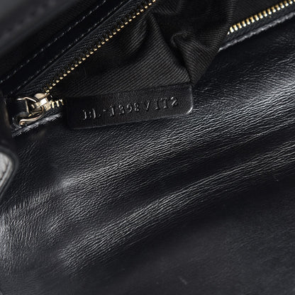 Valentino Garavani Vitello Medium Glam Lock Rockstud Flap Black 7 of 7