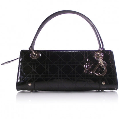 Christian Dior Patent Cannage Tote 1 of 9