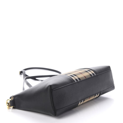 Burberry Horseferry Check Small Chichester Crossbody Clutch Bag Black 6 of 11