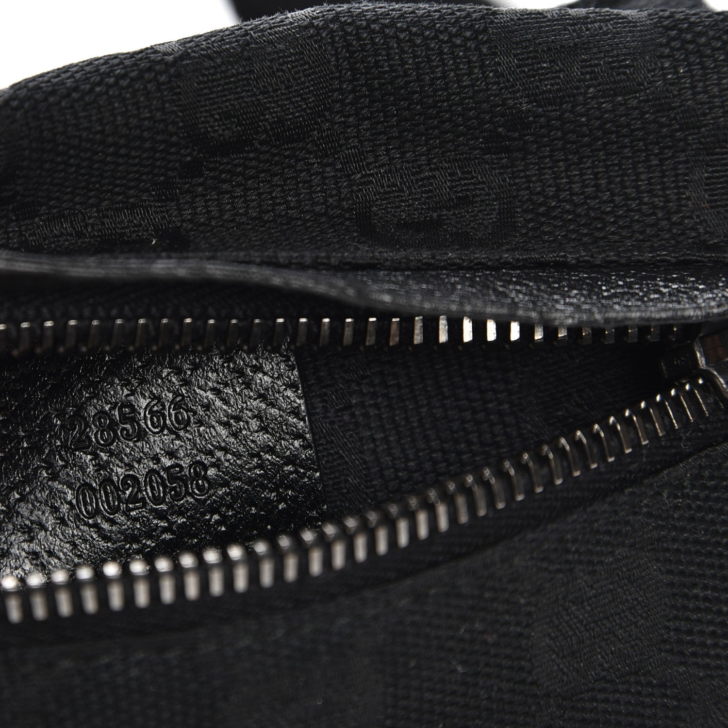 Gucci Monogram Belt Bag Black 6 of 7