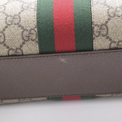 Gucci GG Supreme Monogram Small Ophidia Tote Bag Brown 10 of 11