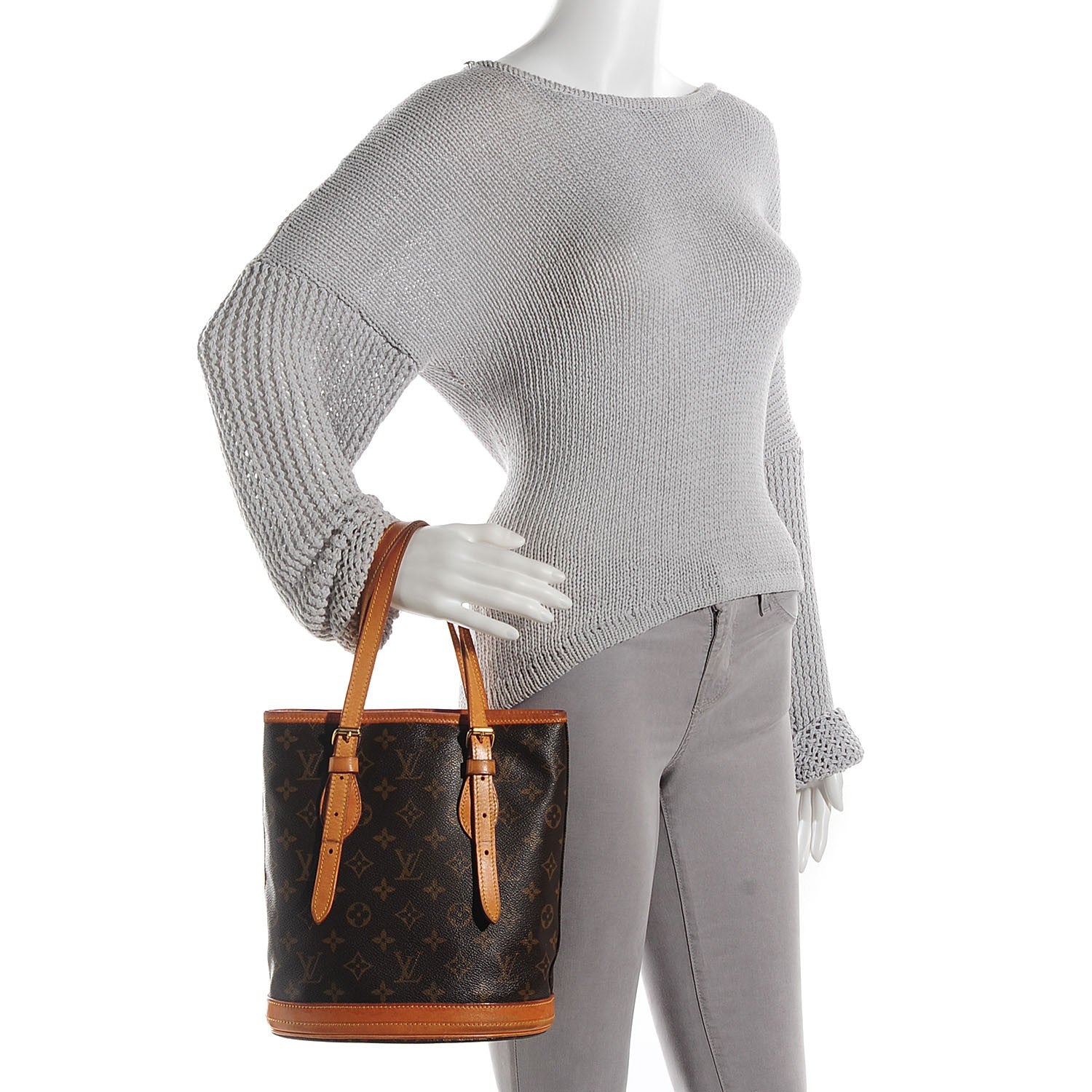 Louis Vuitton Monogram Petit Bucket 23 2 of 7