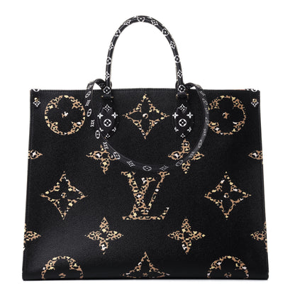 Louis Vuitton Monogram Giant Jungle Onthego GM Black 1 of 4