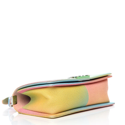 Chanel Caviar Quilted Medium Cuba Rainbow Boy Flap Multicolor 4 of 12