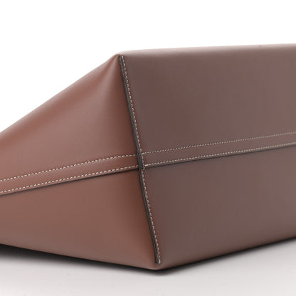 Burberry Soft Calfskin Small Pocket Tote Bag Tan 9 of 10