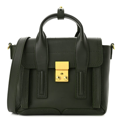 3.1 Phillip Lim Calfskin Mini Pashli Satchel Military Green 1 of 13
