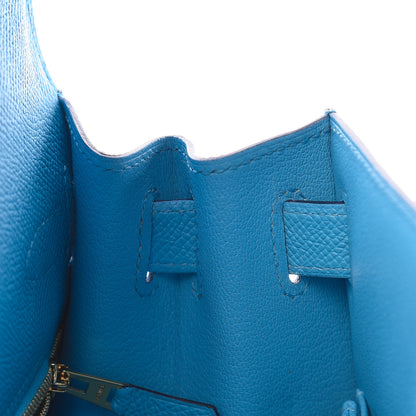 Hermes Epsom Kelly Sellier 28 Bleu Du Nord 20 of 39