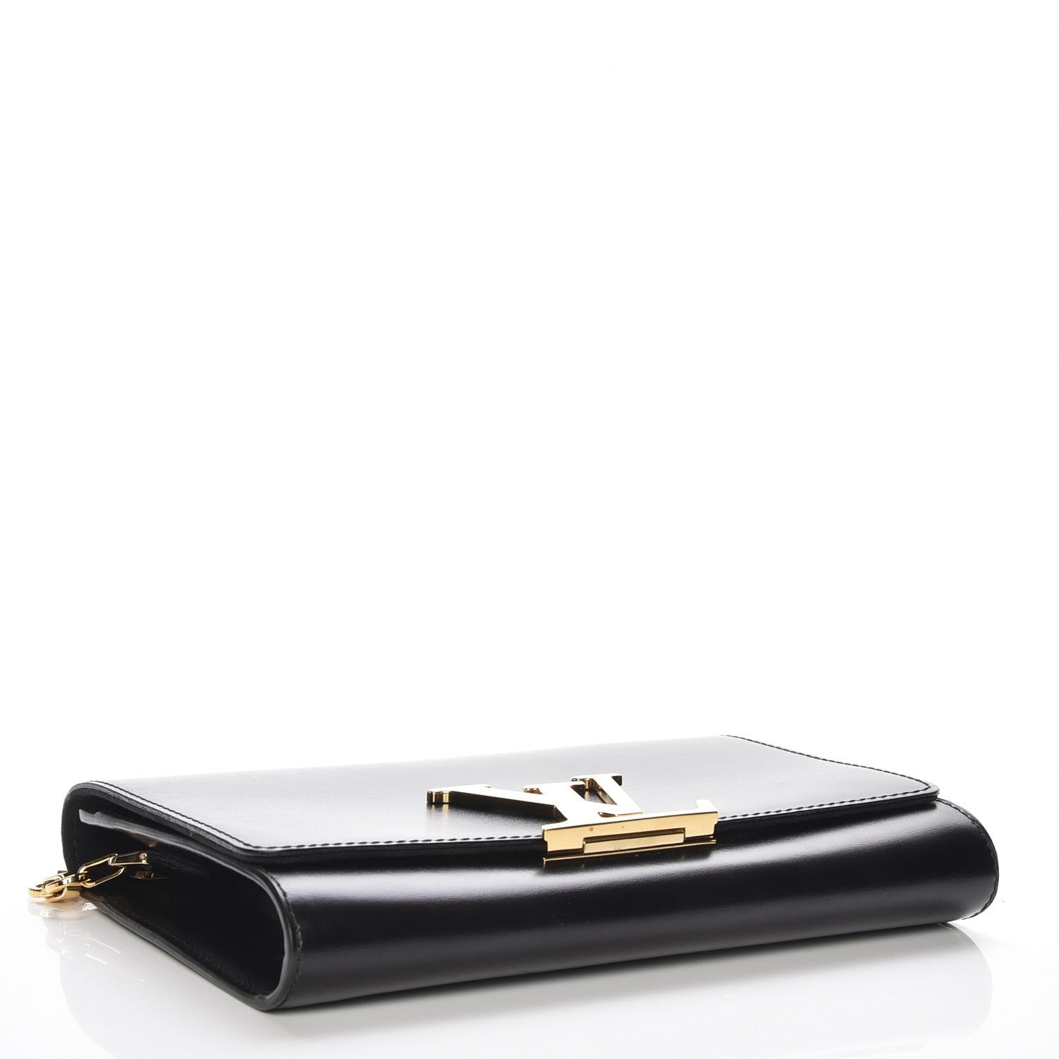 Louis Vuitton Calfskin Chain Louise GM Black 4 of 7