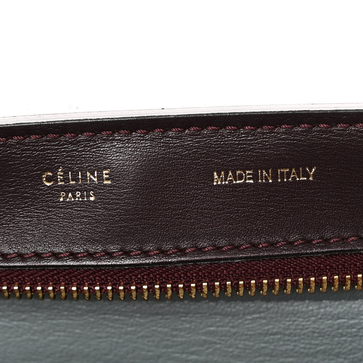 Calfskin and Suede Small Tri-Color Trapeze Dark Grey