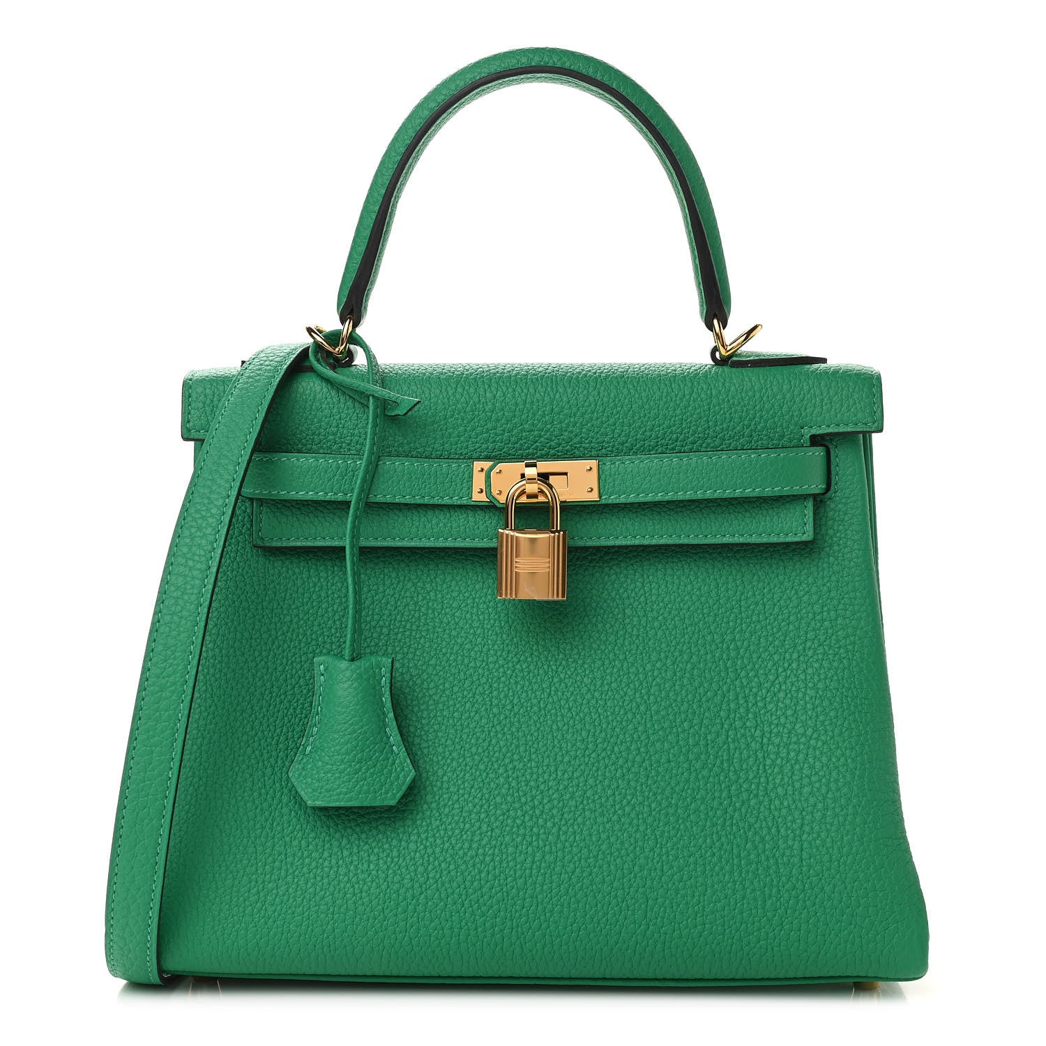 Hermes Togo Kelly Retourne 25 Menthe 1 of 11