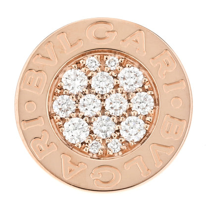 Bulgari 18K Rose Gold Diamond BVLGARI BVLGARI Stud Earring 1 of 5