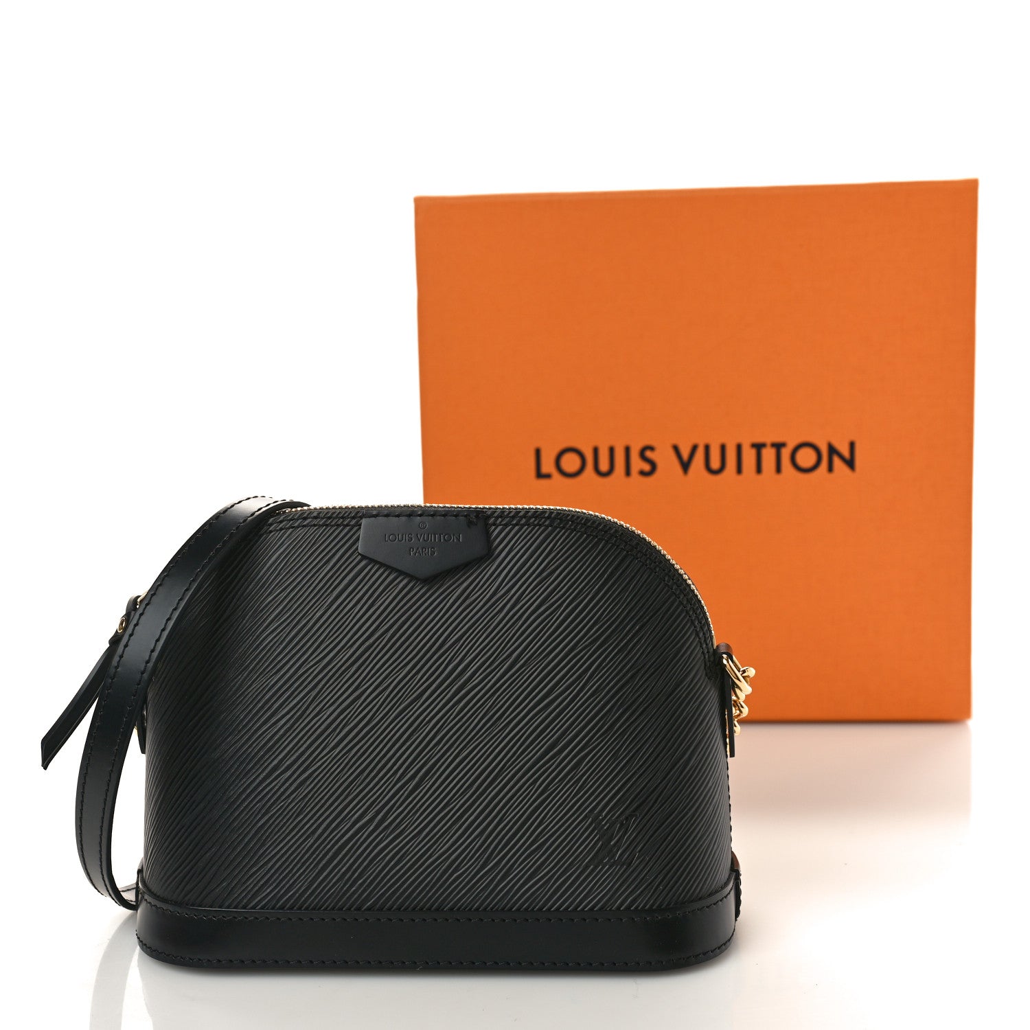 Louis Vuitton Epi Alma Mini Black 9 of 9