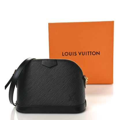 Louis Vuitton Epi Alma Mini Black 9 of 9