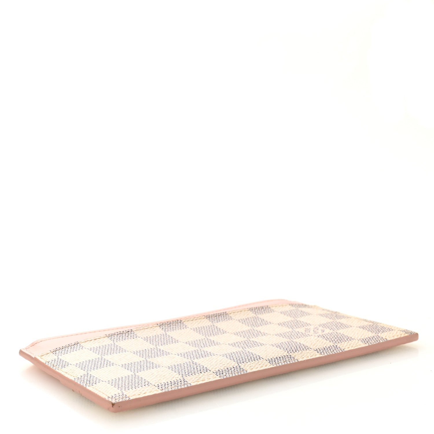 Louis Vuitton Damier Azur Slim Purse Rose Ballerine 4 of 7