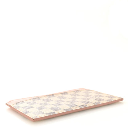 Louis Vuitton Damier Azur Slim Purse Rose Ballerine 4 of 7