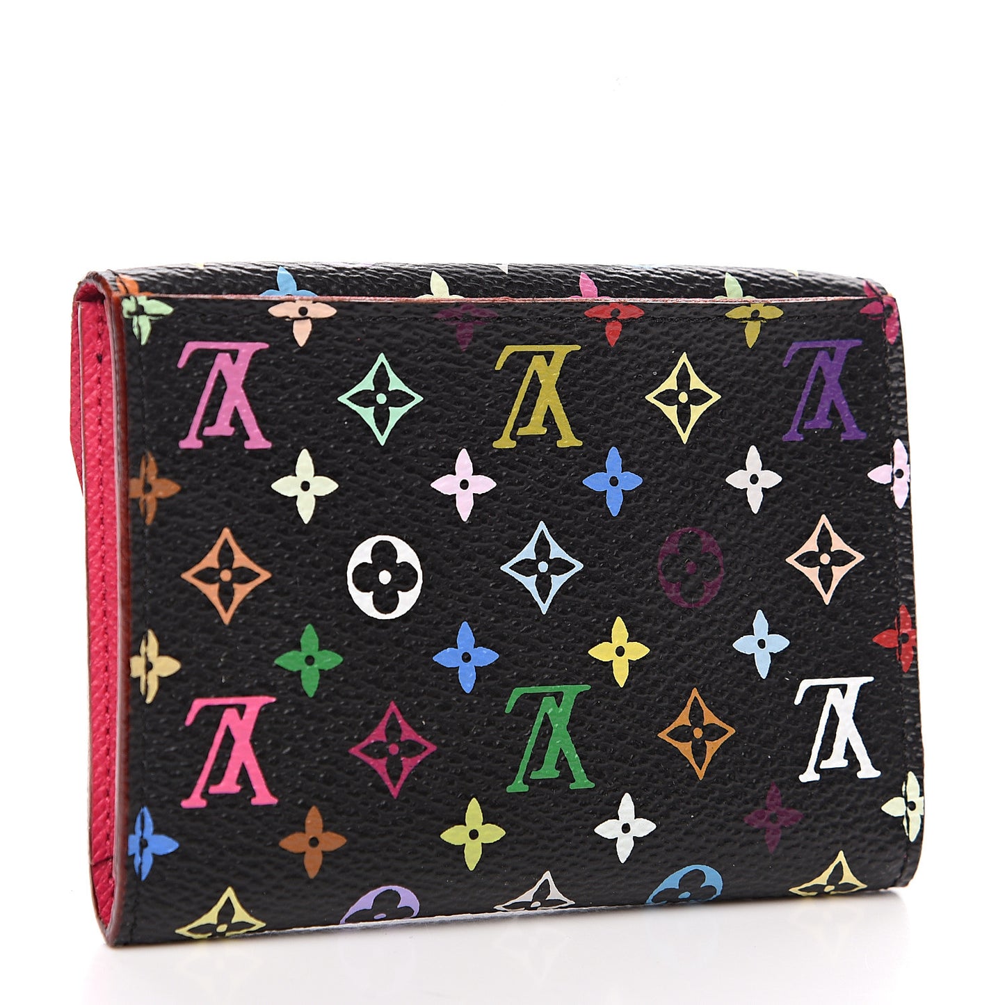 Monogram Multicolor Business Card Holder Black Grenade