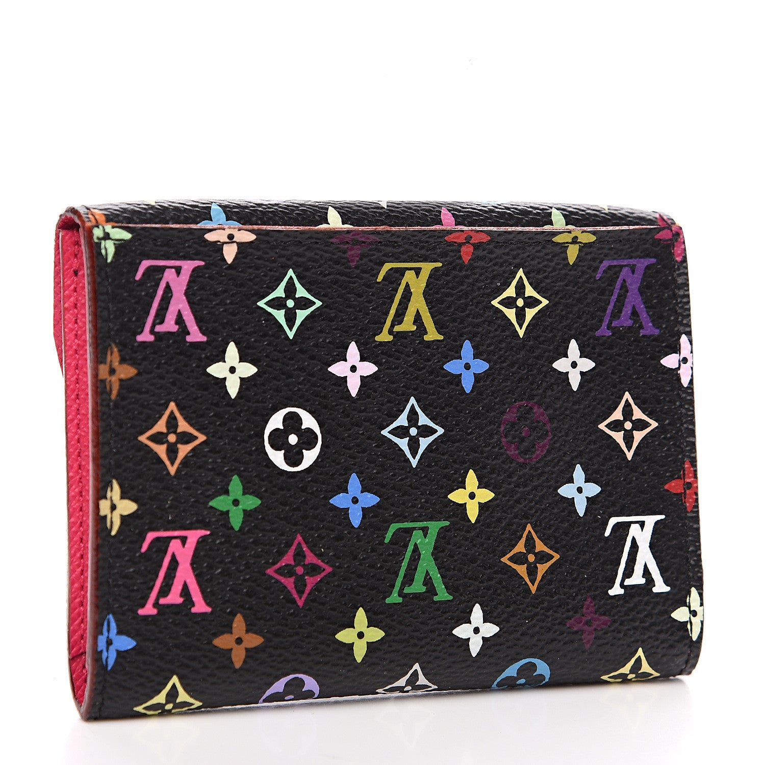Louis Vuitton Monogram Multicolor Business Card Holder Black Grenade 2 of 5
