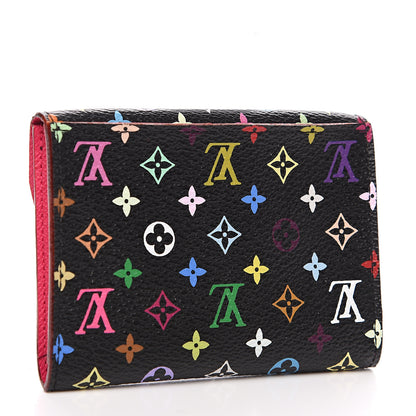 Louis Vuitton Monogram Multicolor Business Card Holder Black Grenade 2 of 5