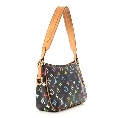 Louis Vuitton Monogram Multicolor Lodge PM Black 3 of 9