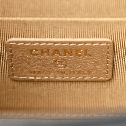 Chanel Goatskin Chic Pearls Clutch On Chain Black 6 of 11