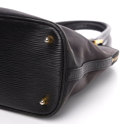 Fendi Pequin Textured Calfskin Tote Black 7 of 9