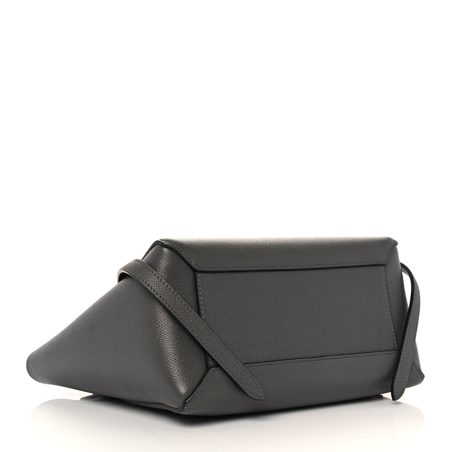 Celine Grained Calfskin Micro Belt Bag Grey 4 of 9