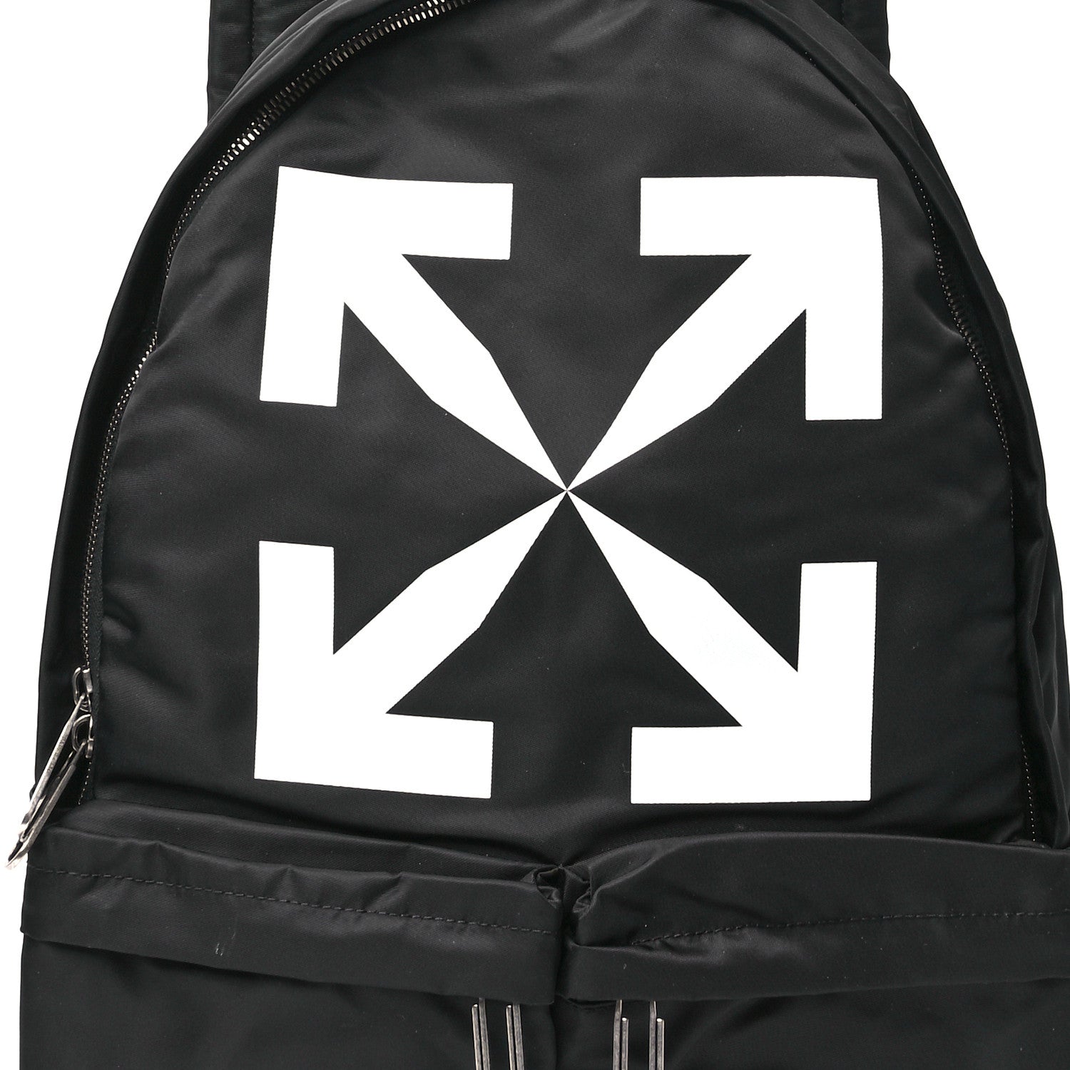 Off-White Nylon Arrow Backpack Black 8 of 10