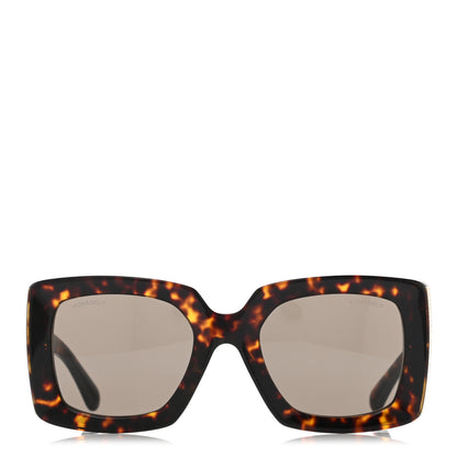 Chanel Acetate Rectangle Sunglasses 5435 Tortoise 2 of 7