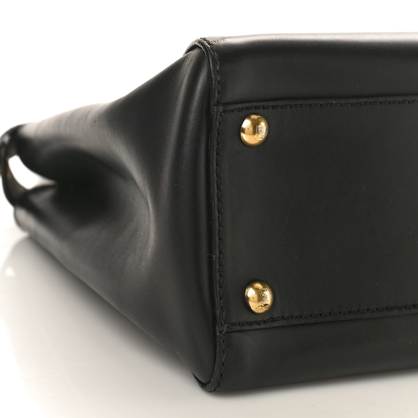 Vitello Morgan Fabric Jacquard Pequin Medium Peekaboo Iconic Satchel Black Tobacco