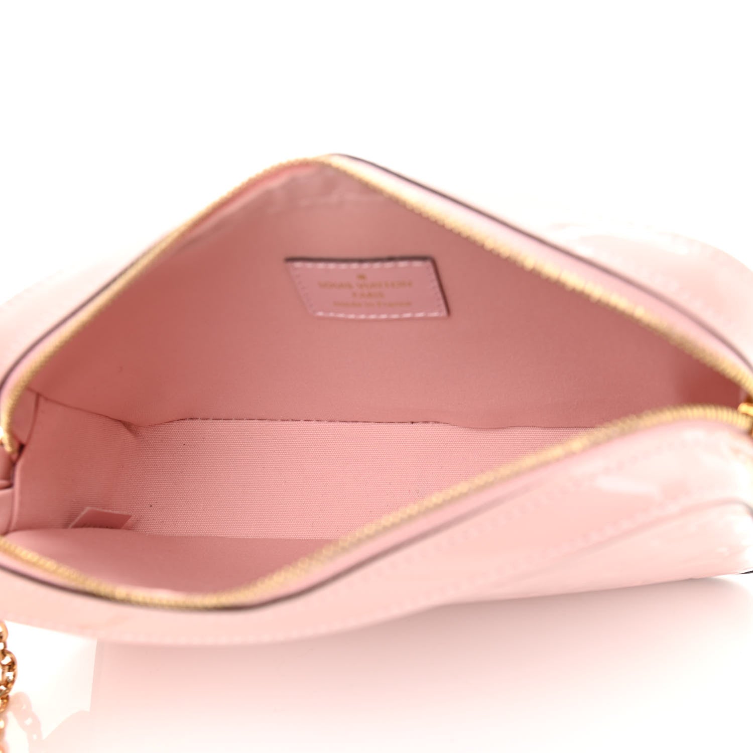Louis Vuitton Vernis Camera Pouch Rose Ballerine 8 of 11