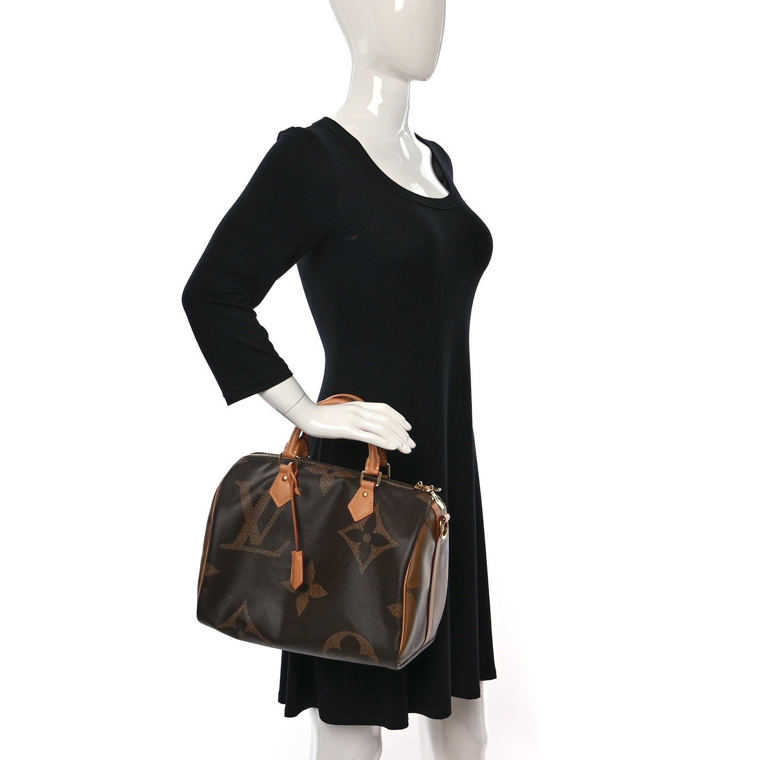 Louis Vuitton Reverse Monogram Giant Speedy Bandouliere 30 2 of 11