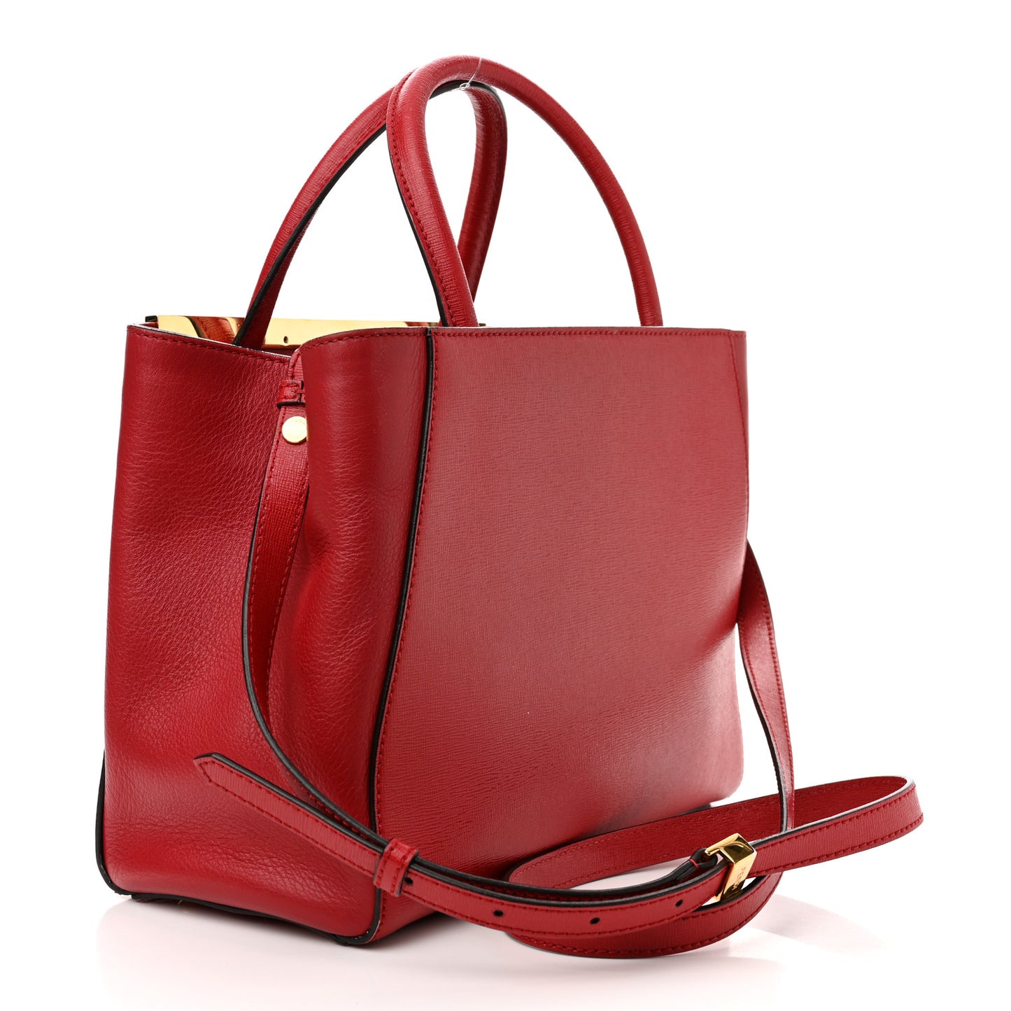 Vitello Elite Flamingo Petite 2Jours Tote Mattone