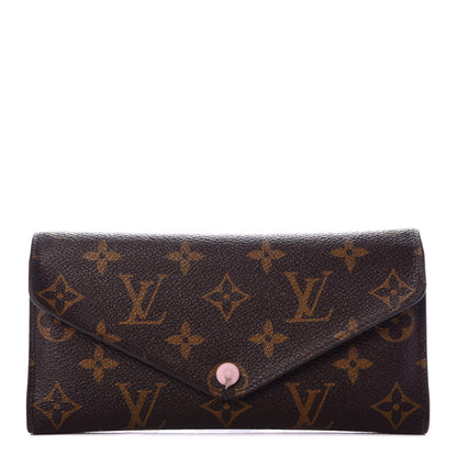 Louis Vuitton Monogram Josephine Wallet Rose Ballerine 1 of 10