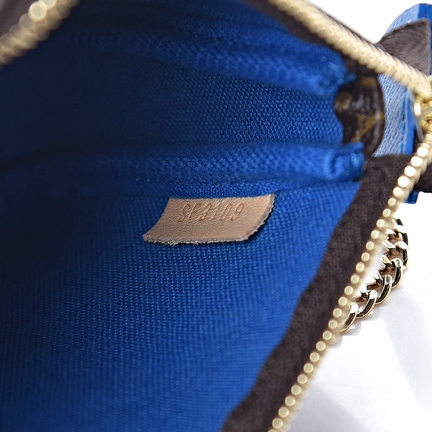 Monogram 2019 Christmas Animation Mini Venice Pochette Accessories Blue