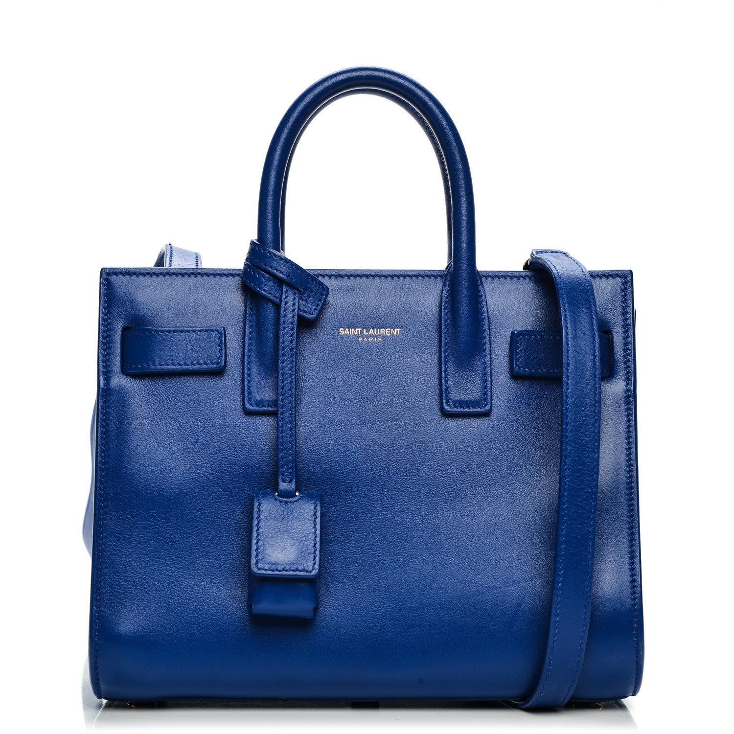 Saint Laurent Calfskin Nano Sac De Jour Royal Blue 1 of 7