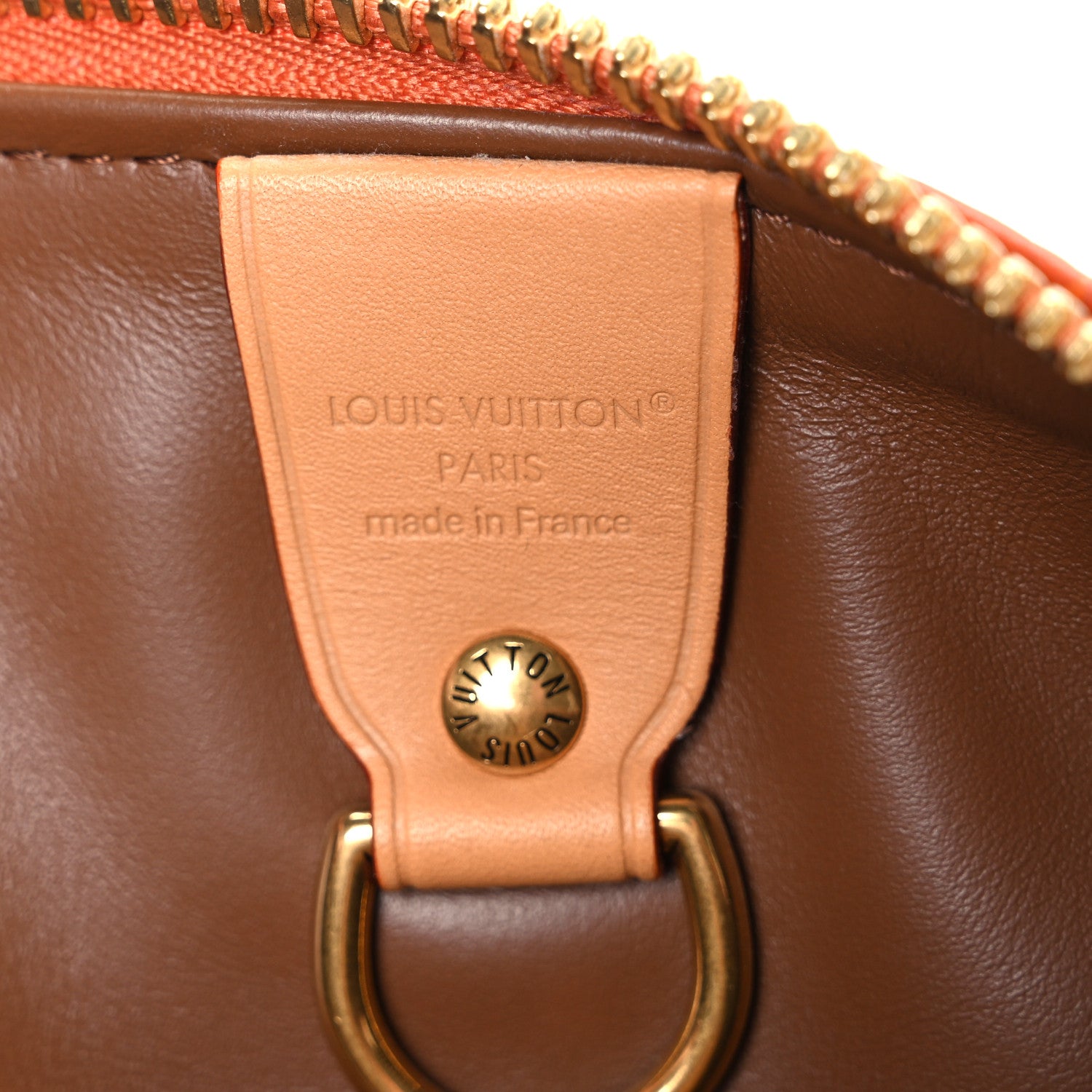 Louis Vuitton Calfskin Monogram Speedy P9 Bandouliere 30 Ocre 7 of 10