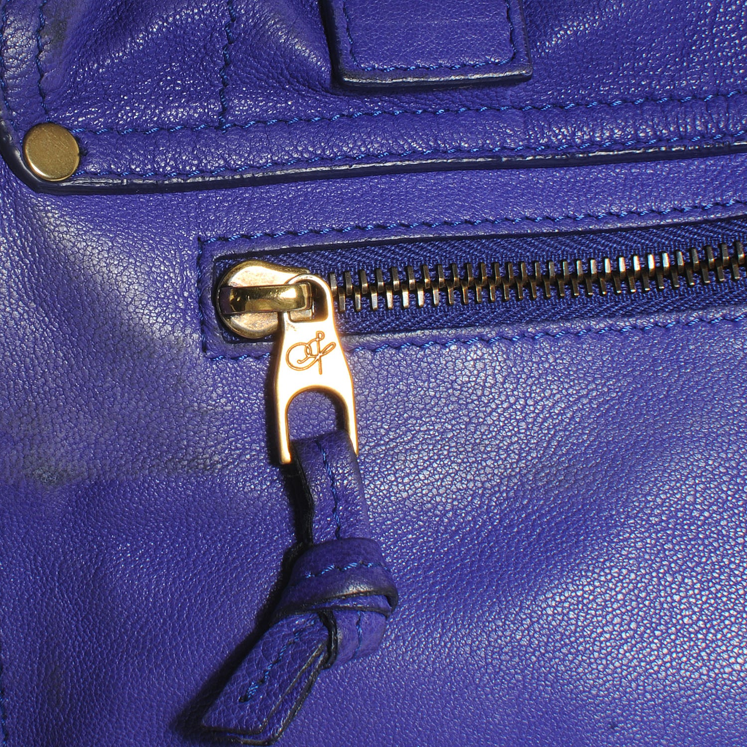 Proenza Schouler Lambskin PS1 Medium Satchel Purple Rain 9 of 11