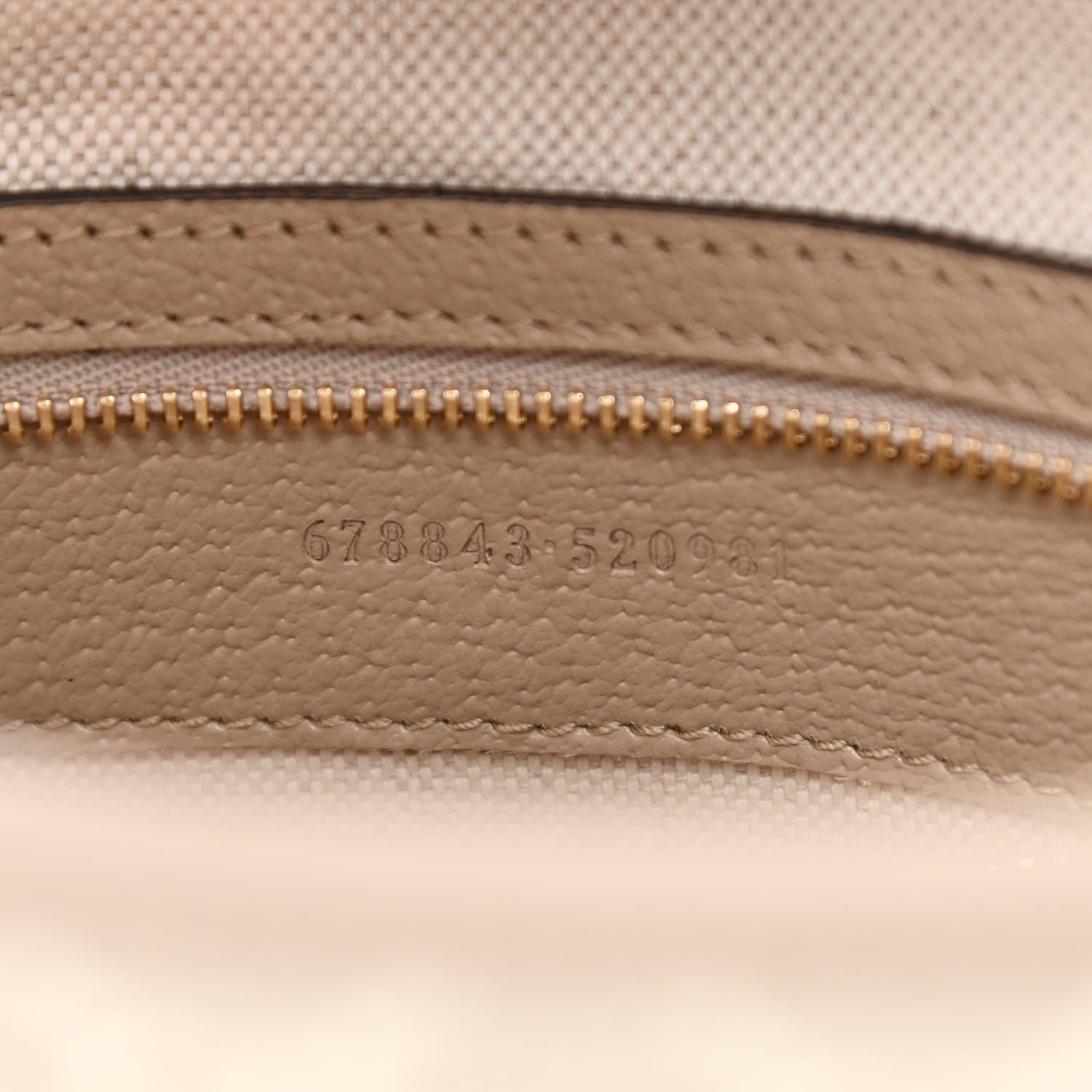Gucci GG Supreme Monogram Textured Dollar Calfskin Web Small Jackie 1961 Hobo Beige Mystic White Oatmeal 7 of 8