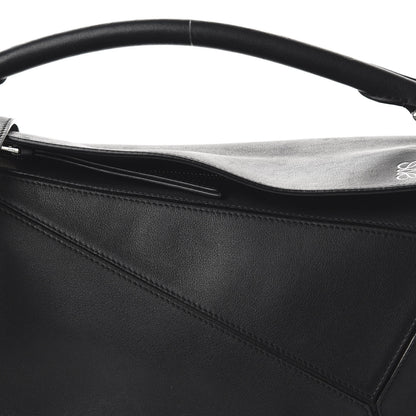 Loewe Calfskin Medium Puzzle Bag Black 9 of 9