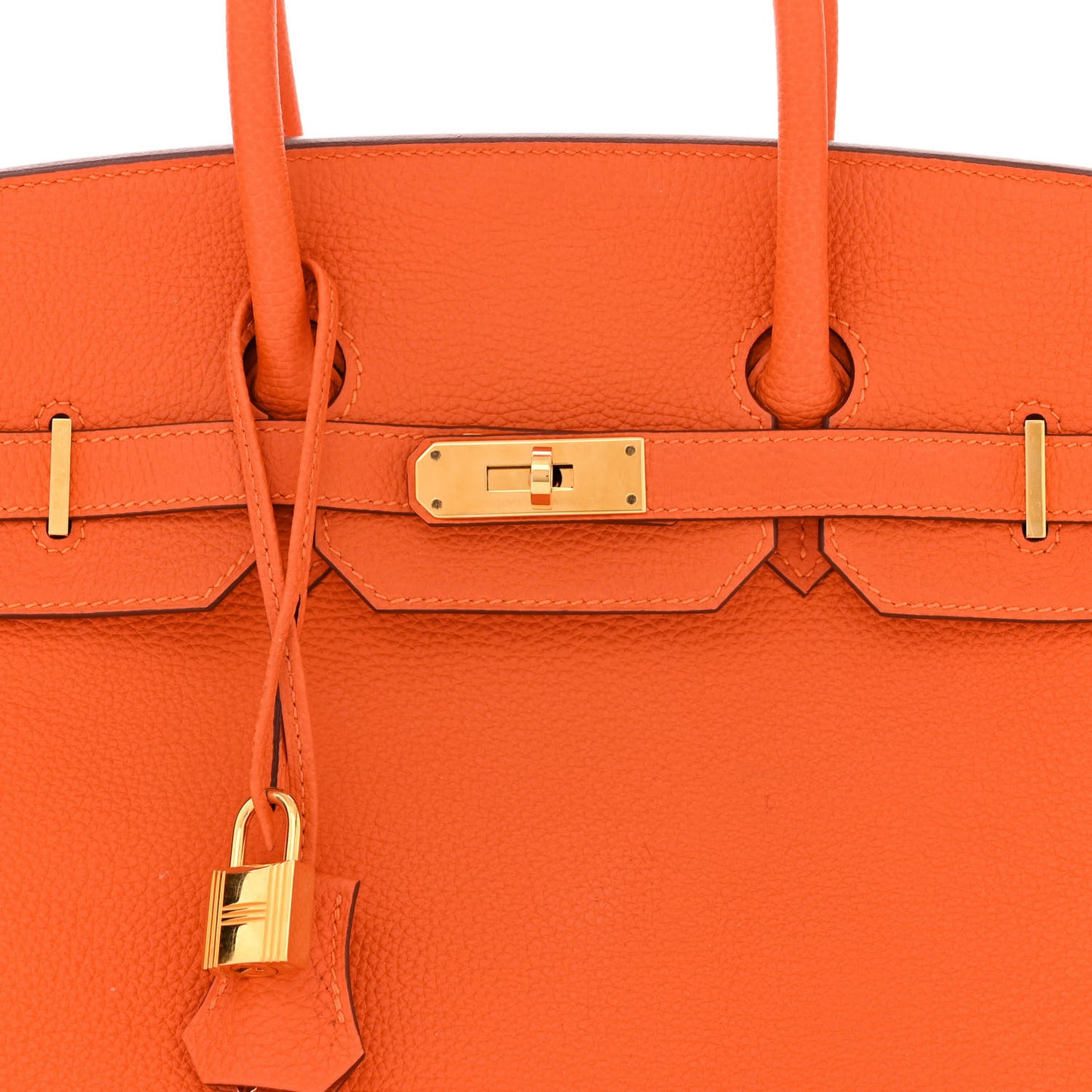 Togo Birkin 35 Orange
