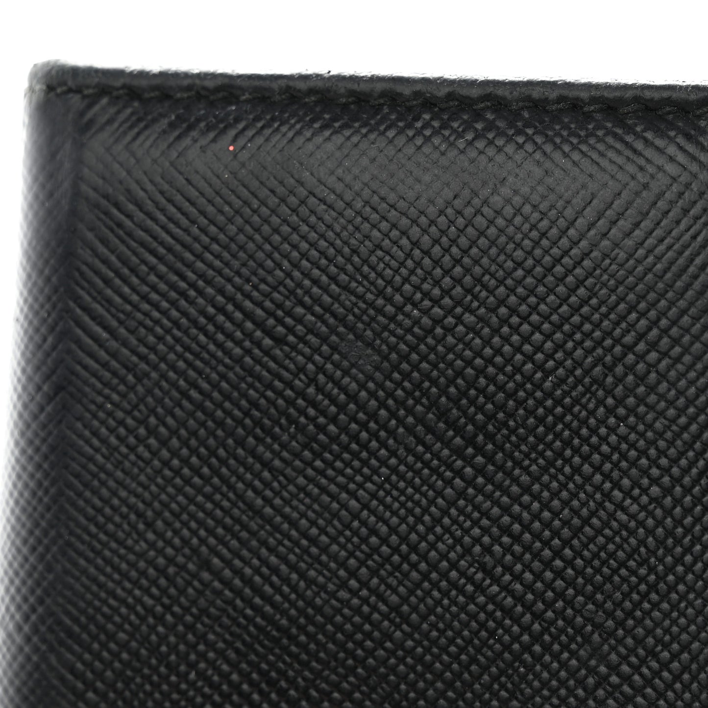 Saffiano Metal 6 Key Holder Black