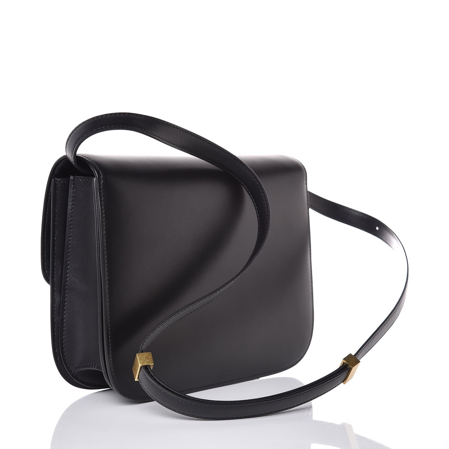 Celine Box Calfskin Medium Classic Box Flap Bag Black 3 of 8