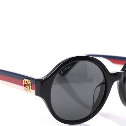 Gucci Round Web Sunglasses GG0280SA Black 7 of 8