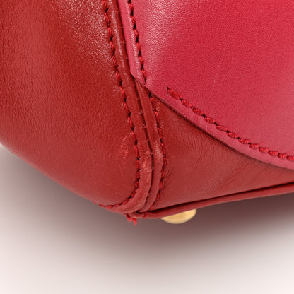 Chanel Calfskin CC Stitched Tote Red 12 of 20