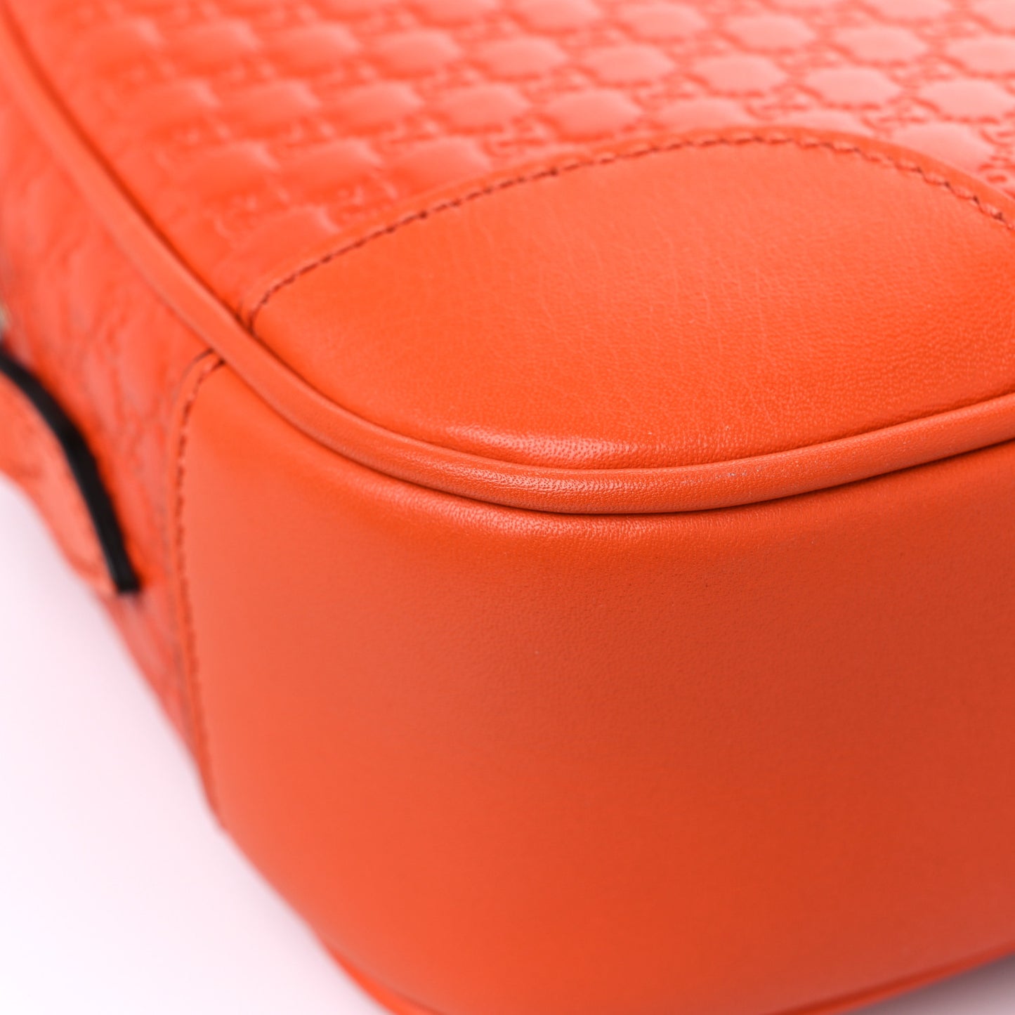 Soft Microguccissima Mini Bree Messenger Bag Sun Orange