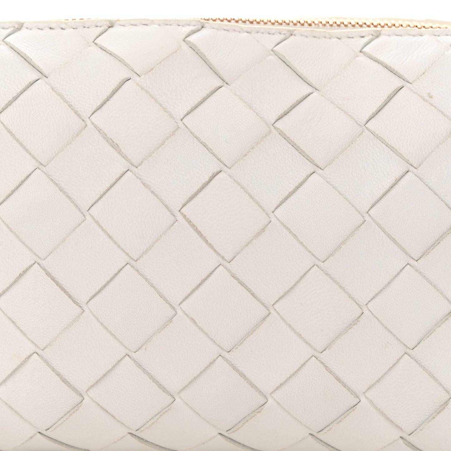 Nappa Intrecciato Crossbody White