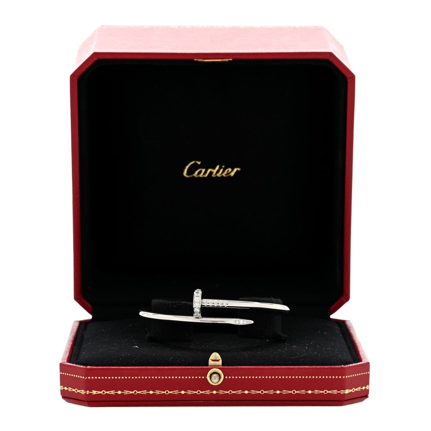 18K White Gold Diamond Juste Un Clou Bracelet 16