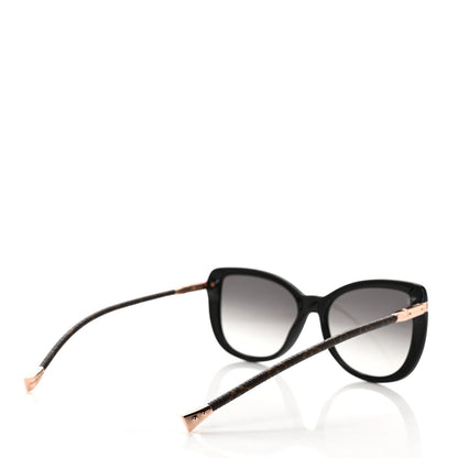 Louis Vuitton Monogram Acetate Charlotte Sunglasses Z0781W Black 4 of 8
