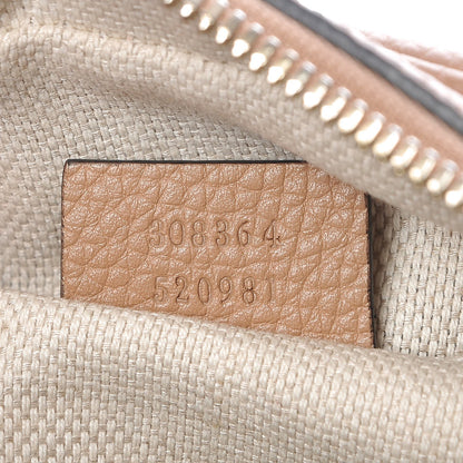 Gucci Pebbled Calfskin Small Soho Disco Bag Camelia 7 of 10